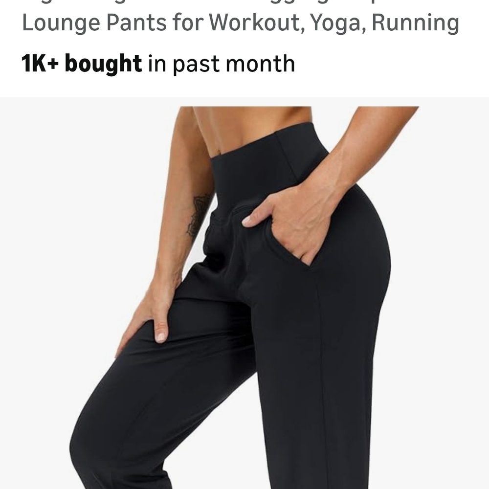Sleek Black Joggers for Women